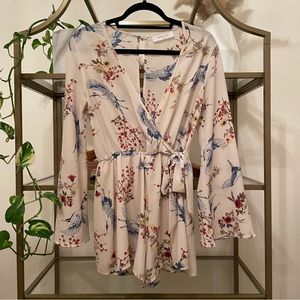 Bacio Patterned Floral Romper